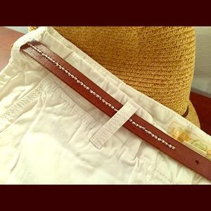 J Crew White, City Fit ,Broken in Chino. Size 6.